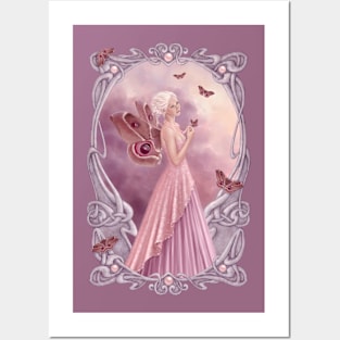 Pearl Birthstone Fairy Posters and Art